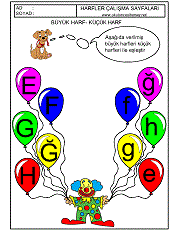 büyük ve küçük harfleri eşleştirme çalışmaları